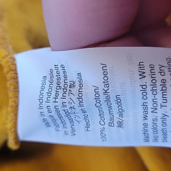 Texture Thread By Madewell Yellow Dress Size Small - Picture 7 of 7